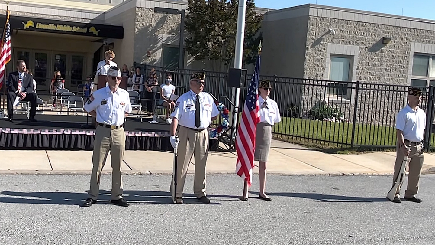 Memorial Day ceremony at Lionville